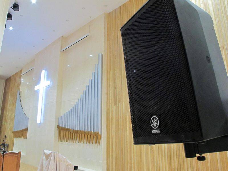 广州十甫堂——两只德扑之星 DXR8 音箱完成的教堂完美扩声